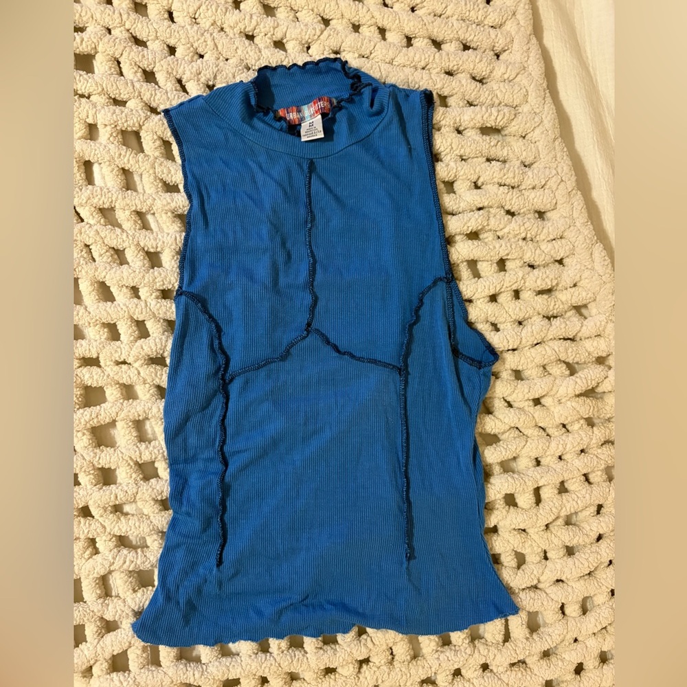 Urban Outfitters Blue Sleeveless Top